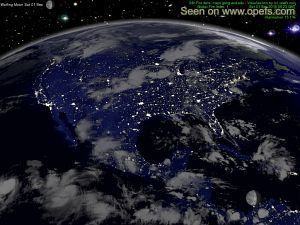 Satellitenbild Nordamerika